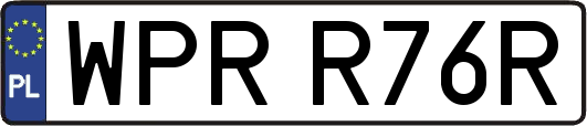 WPRR76R