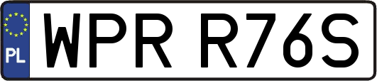 WPRR76S