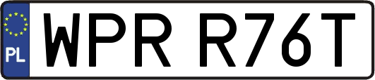 WPRR76T