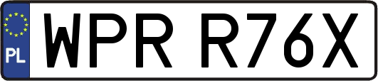 WPRR76X
