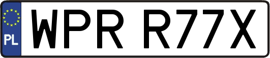 WPRR77X
