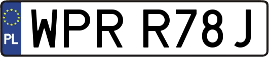 WPRR78J