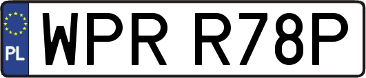 WPRR78P