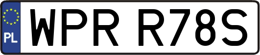 WPRR78S