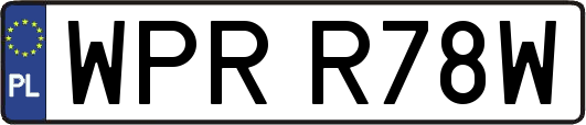 WPRR78W
