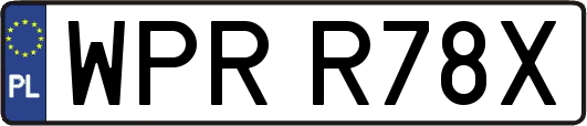 WPRR78X