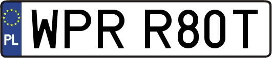 WPRR80T