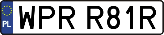 WPRR81R