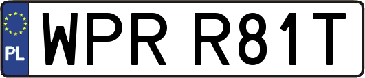 WPRR81T