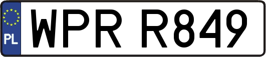 WPRR849