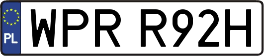 WPRR92H