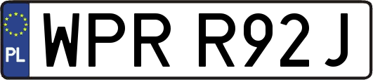WPRR92J