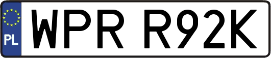 WPRR92K