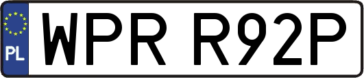 WPRR92P