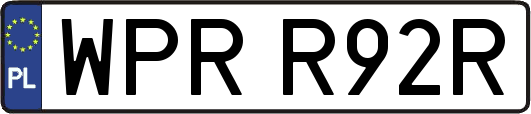 WPRR92R