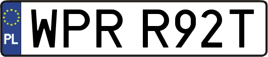 WPRR92T