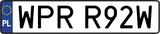 WPRR92W