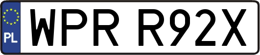 WPRR92X