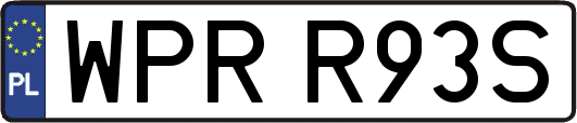 WPRR93S