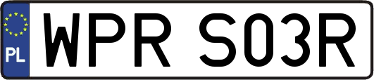 WPRS03R
