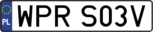 WPRS03V