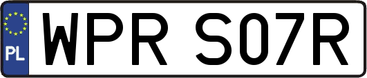 WPRS07R