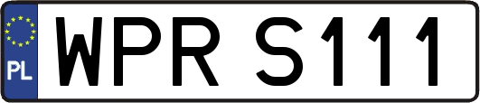 WPRS111
