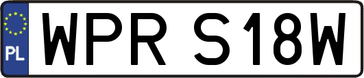 WPRS18W