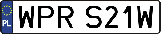 WPRS21W