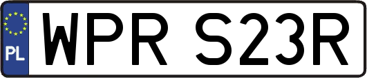 WPRS23R