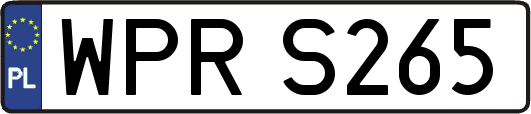 WPRS265