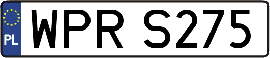 WPRS275