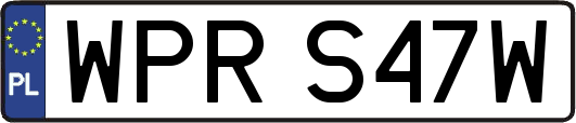 WPRS47W