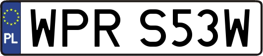 WPRS53W