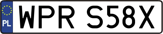 WPRS58X