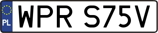 WPRS75V