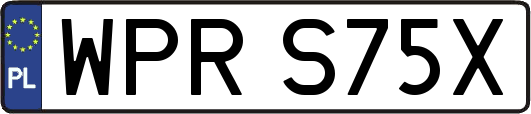 WPRS75X