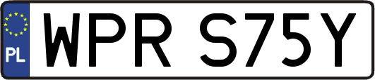 WPRS75Y