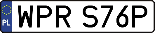 WPRS76P