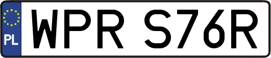 WPRS76R