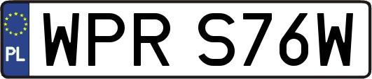 WPRS76W