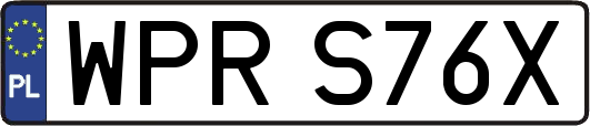 WPRS76X