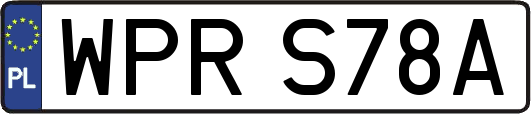 WPRS78A
