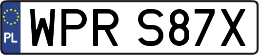 WPRS87X