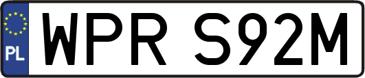 WPRS92M