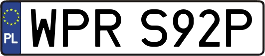 WPRS92P