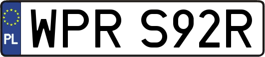 WPRS92R