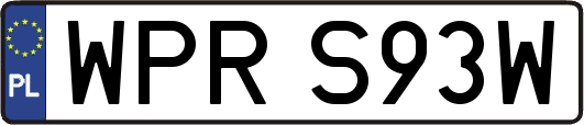 WPRS93W