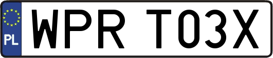 WPRT03X