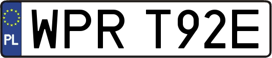 WPRT92E